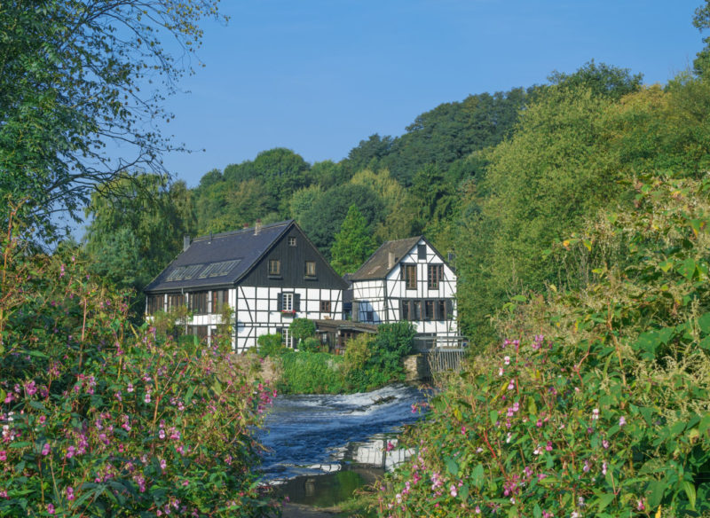 Het Bergische Land in de buurt van Solingen