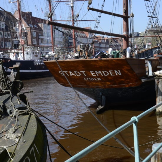 Emden de meest westelijk zeehaven van Duitsland