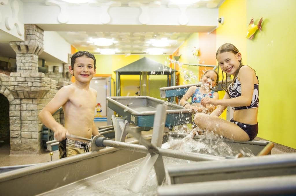 Kinder Splashworld met vele waterspelen