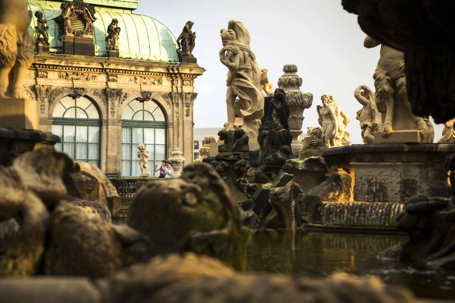 De Zwinger in Dresden is een van de belangrijkste musea van het land