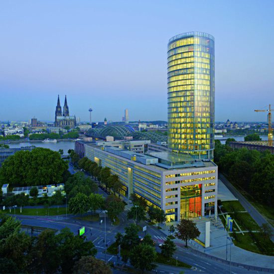 Kölntriangle van Dörte Gaterman in Keulen