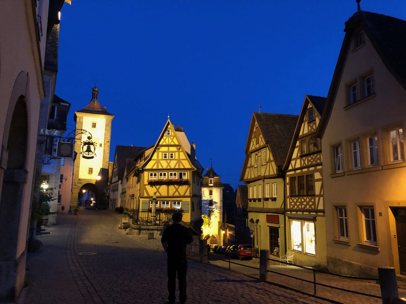 Het Plönlein is een wereldberoemd pleintje in Rothenburg ob der Tauber