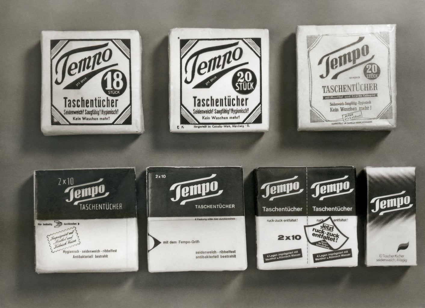 Het Tempo zakdoekje is een essentiele Duitse uitvinding.