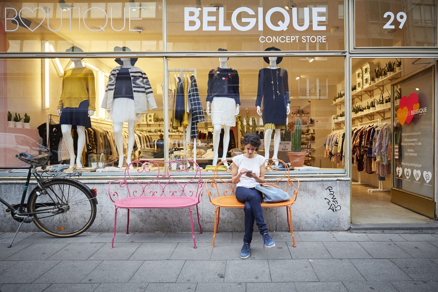 Winkelen in het Belgische Viertel in Keulen is een plezier