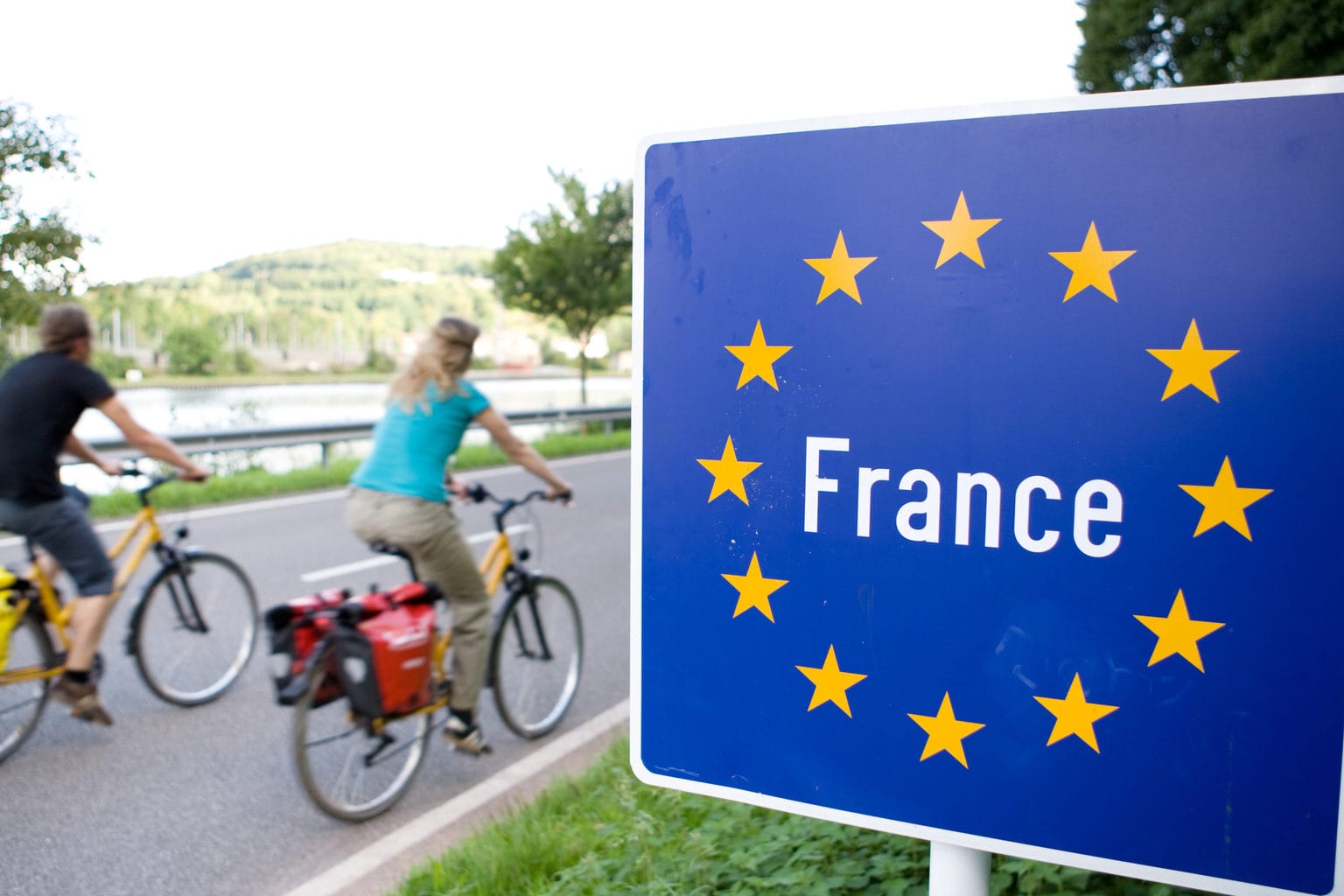 De grens naar Frankrijk is tijdens het fietsen in het Saarland nooit ver te zoeken