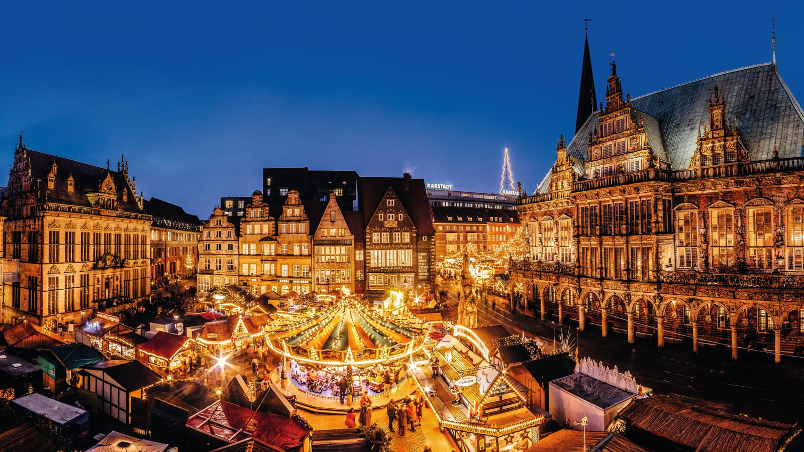 Bremen heeft een van de meest historische kerstmarkten in Duitsland