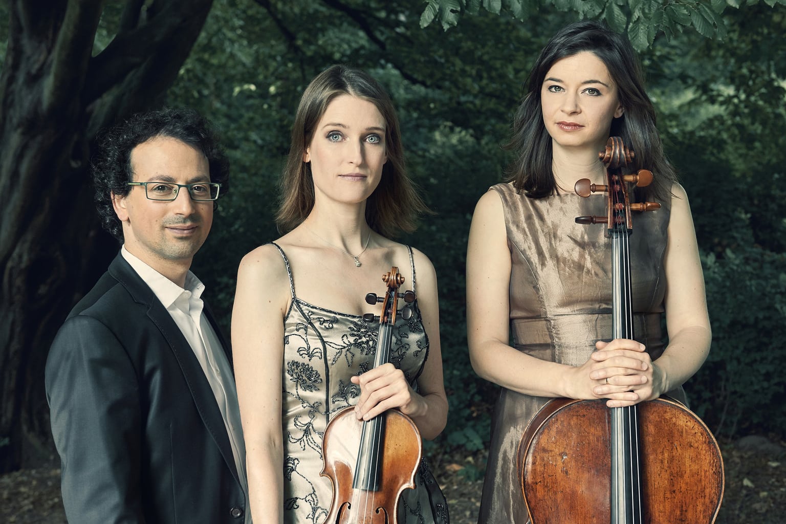 Het Oberon-Trio geeft een concert op het Mozartfest in Augsburg
