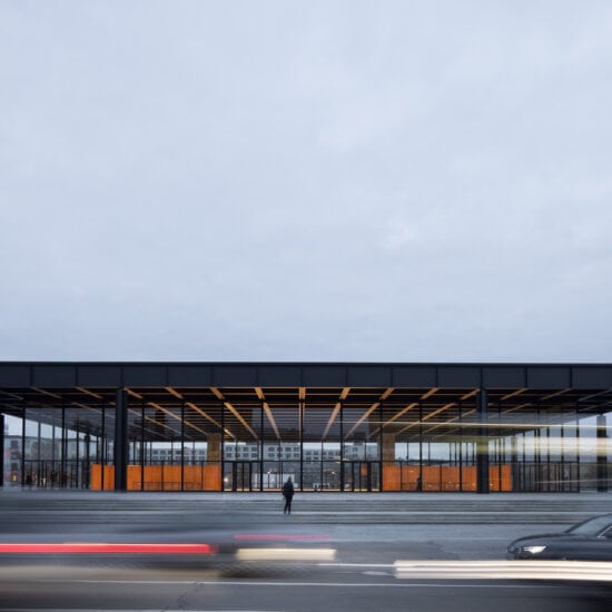 De Neue Nationalgalerie in Berlijn van buiten