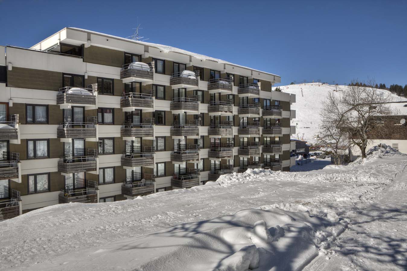 Vakantieappartementen van Ferienwohnungen am Feldberg later in de winter