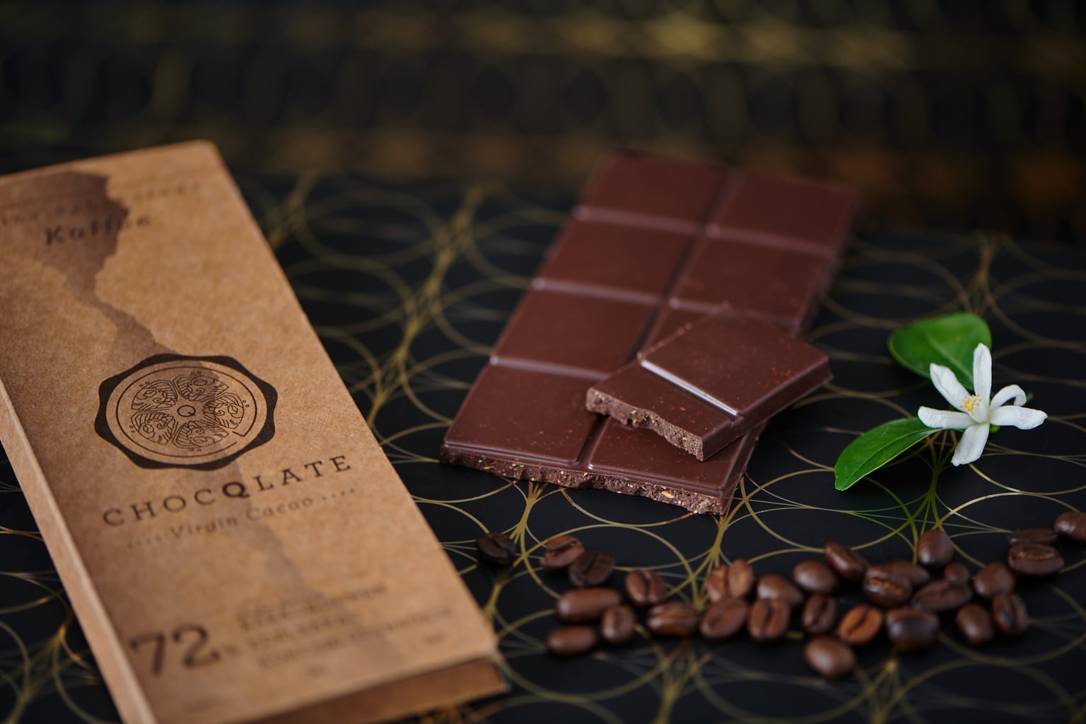 Chocola met 72 procent cacao van Choqlate in München