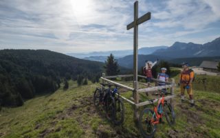 Doel bereikt na een mountainbiketocht in de Chiemgau