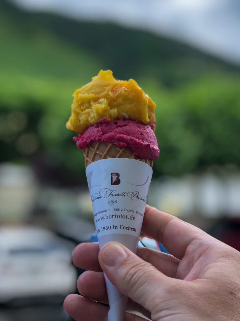 Een ijsje van Bortolot in moet je nuttigen tijdens een bezoek aan Cochem