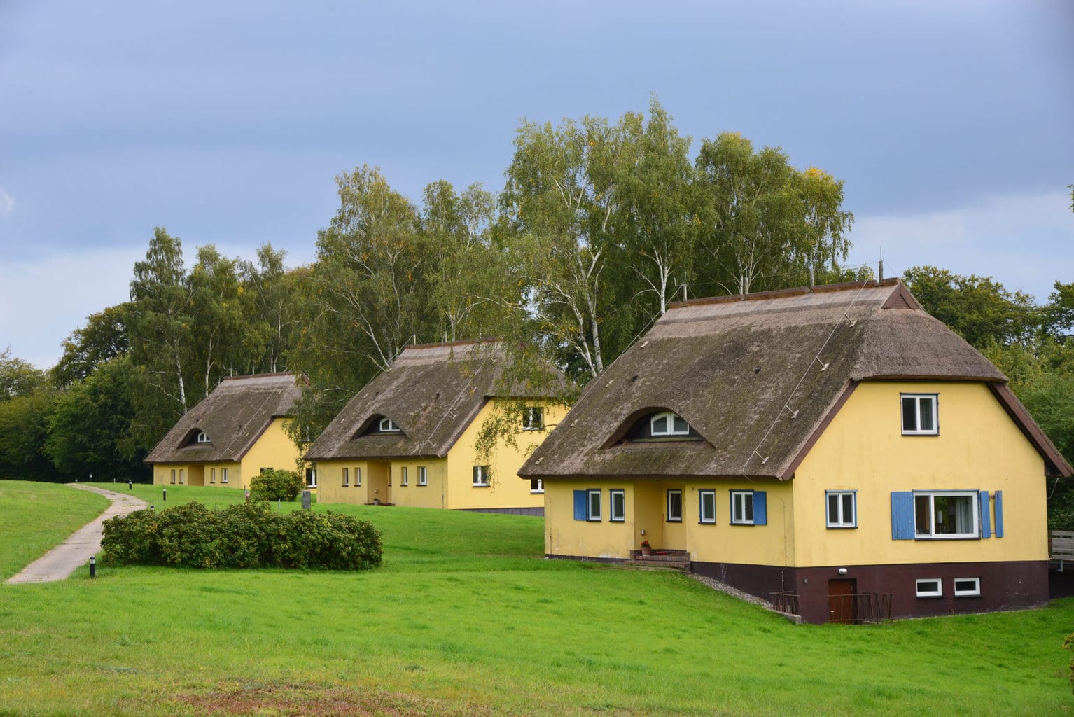 Zogenaamde Bonzen-villa's op het eiland Vilm in de Oostzee