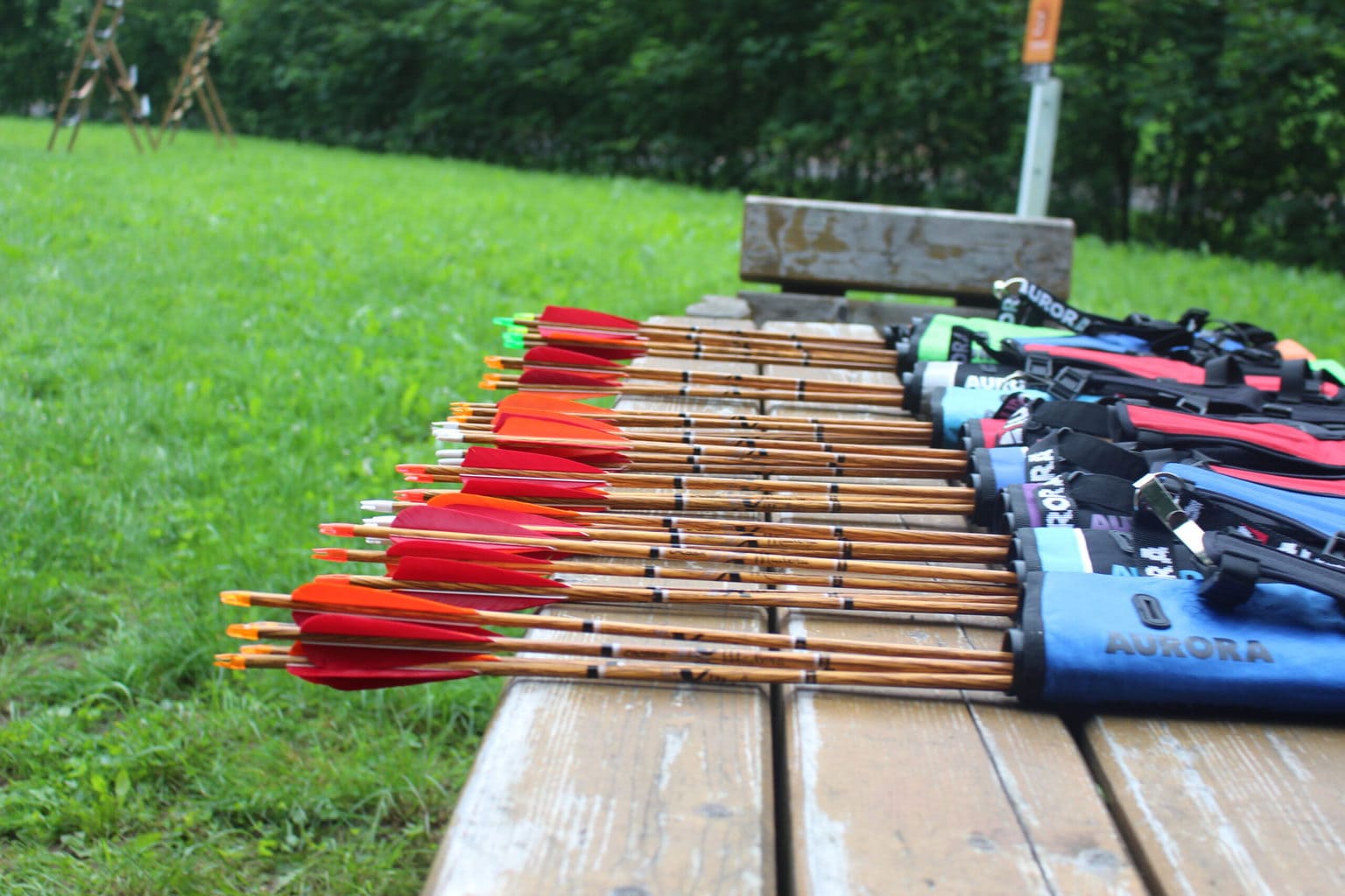 Pijlen voor het boogschieten: een van onze tips voor een bezoek aan het Odenwald