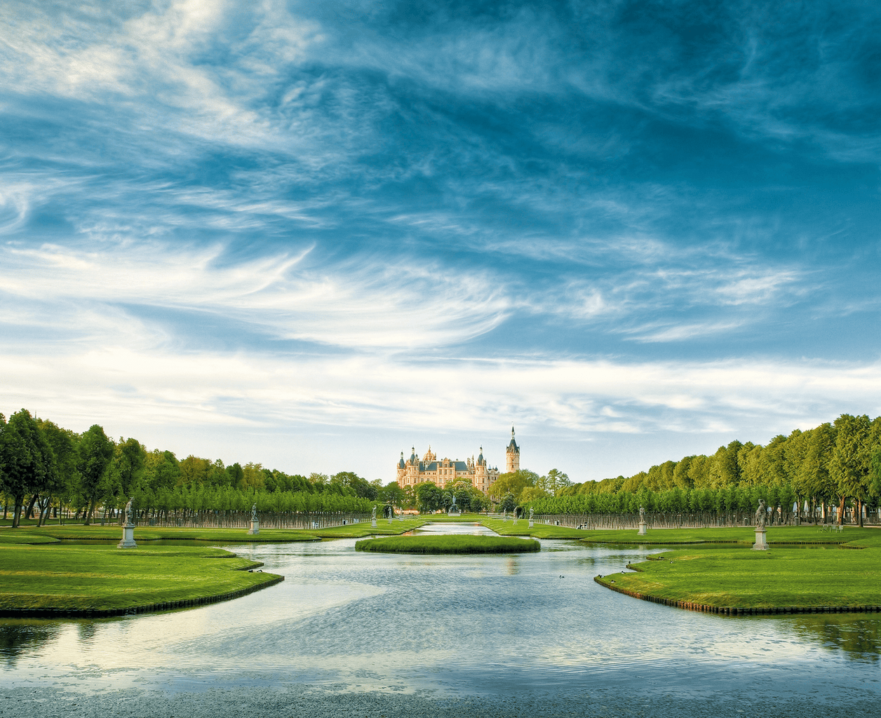 Kasteel Schwerin staat nu op de Werelderfgoedlijst van Unesco