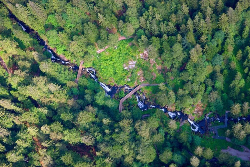 Triberger watervallen in Baden-Württemberg, Duitsland 