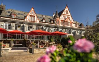Buiten van het Moselschlösschen Spa & Resort in Traben-Trarbach, Rijnland-Palts, Duitsland