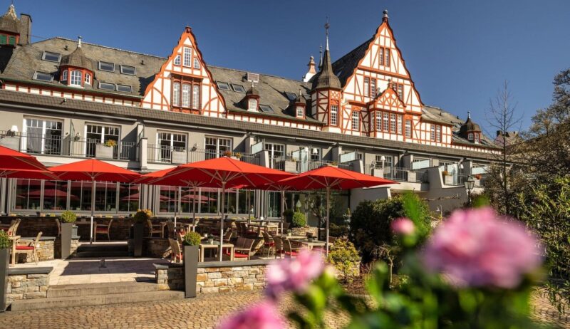 Buiten van het Moselschlösschen Spa & Resort in Traben-Trarbach, Rijnland-Palts, Duitsland