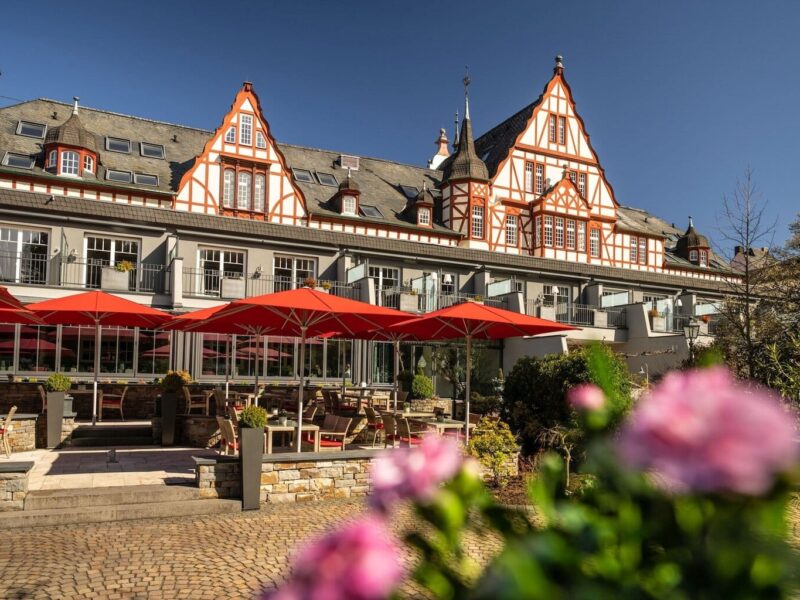 Buiten van het Moselschlösschen Spa & Resort in Traben-Trarbach, Rijnland-Palts, Duitsland