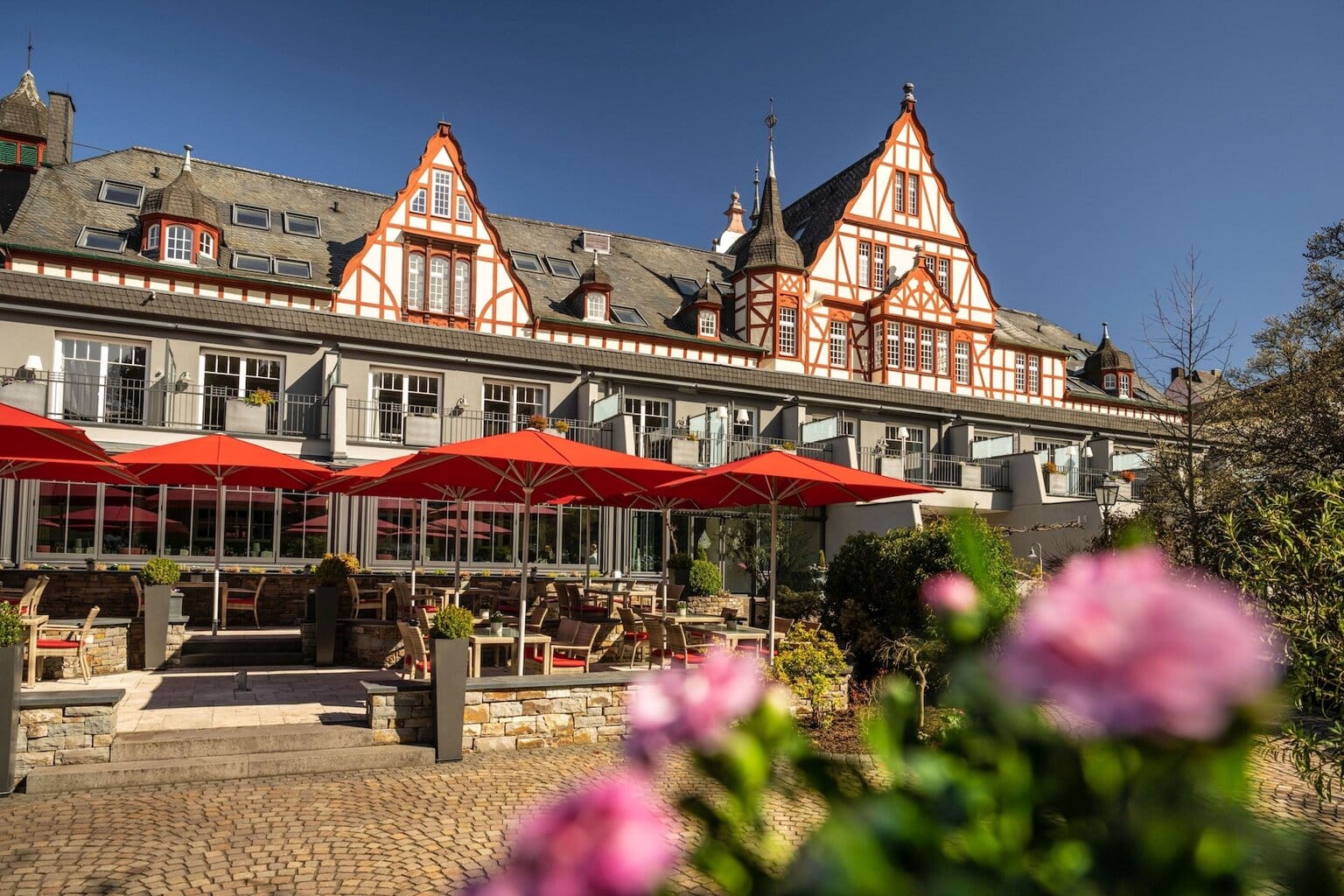 Buiten van het Moselschlösschen Spa & Resort in Traben-Trarbach, Rijnland-Palts, Duitsland