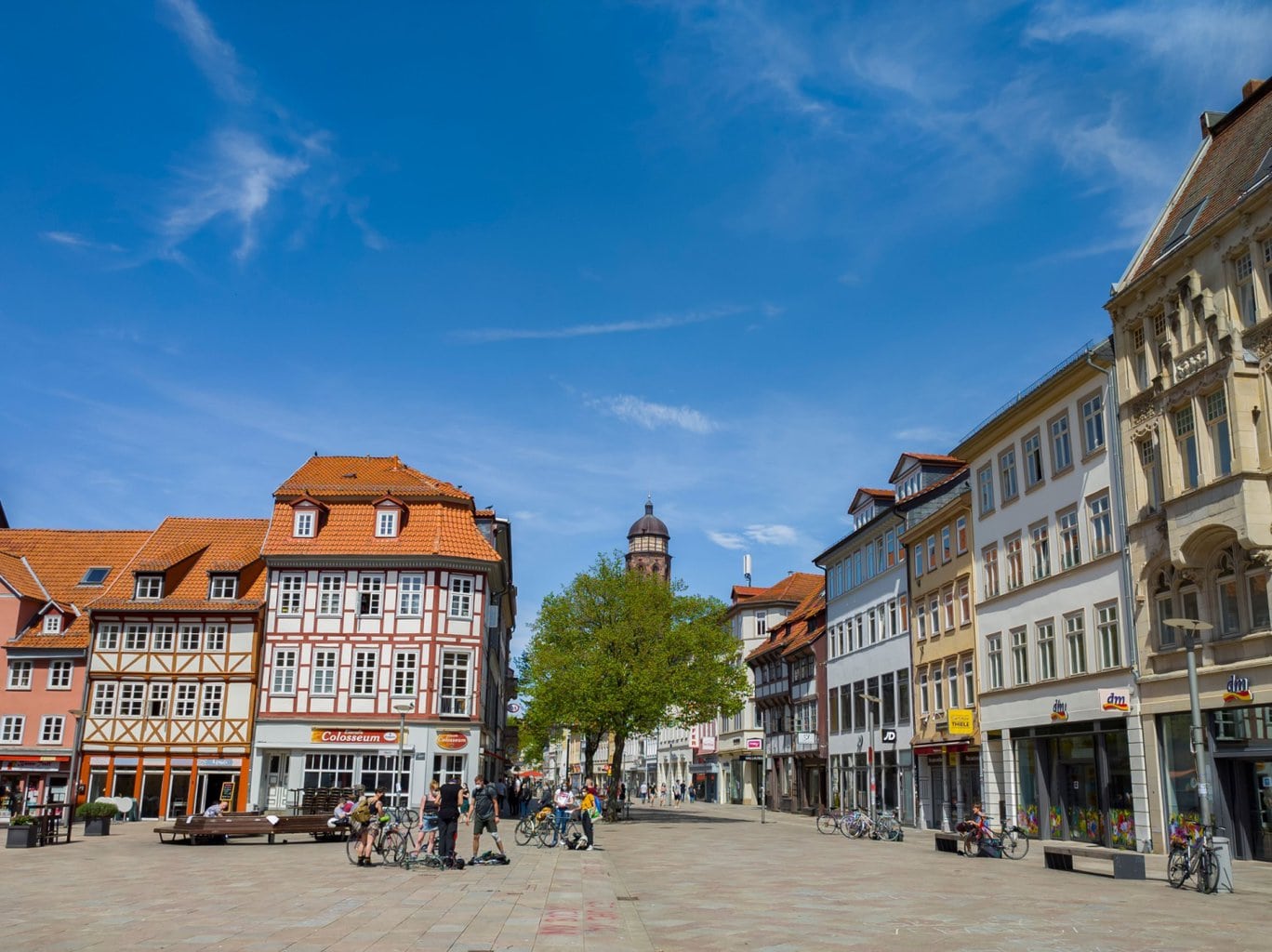 binnenstad van Göttingen, Duitsland