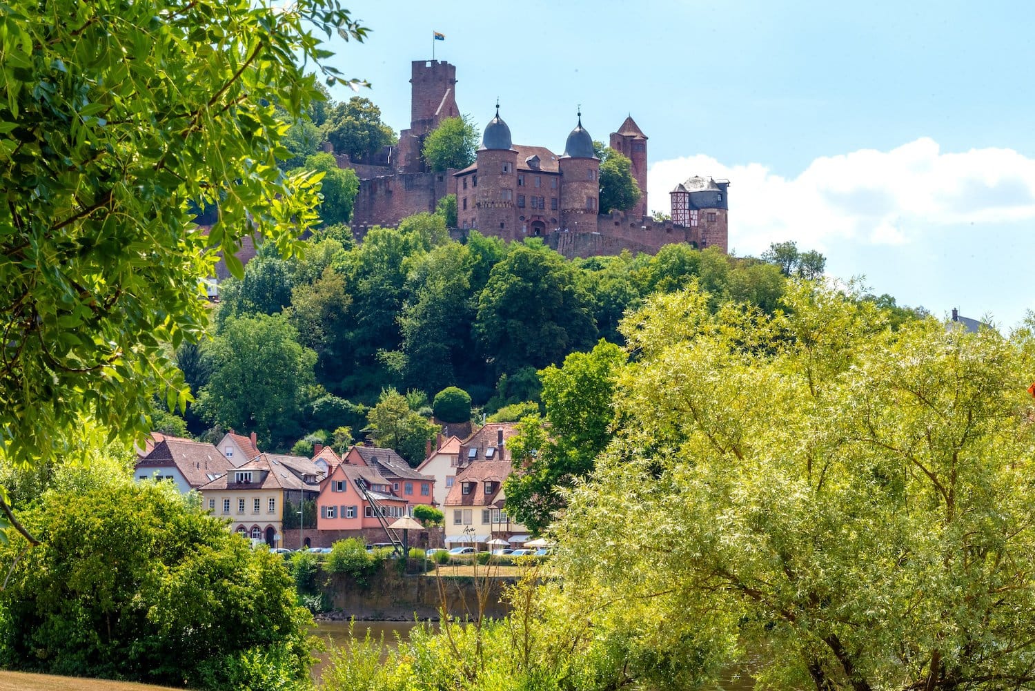 Wertheim bucht in het Liebliche Taubertal, Duitsland