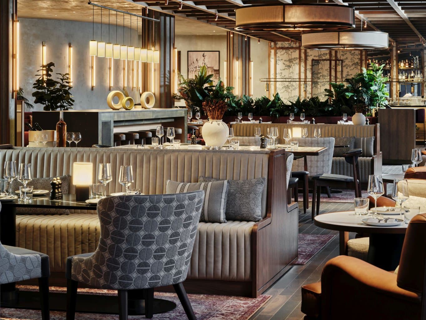 Restaurant in het Radisson Hotel Berlin in Berlijn, Duitsland
