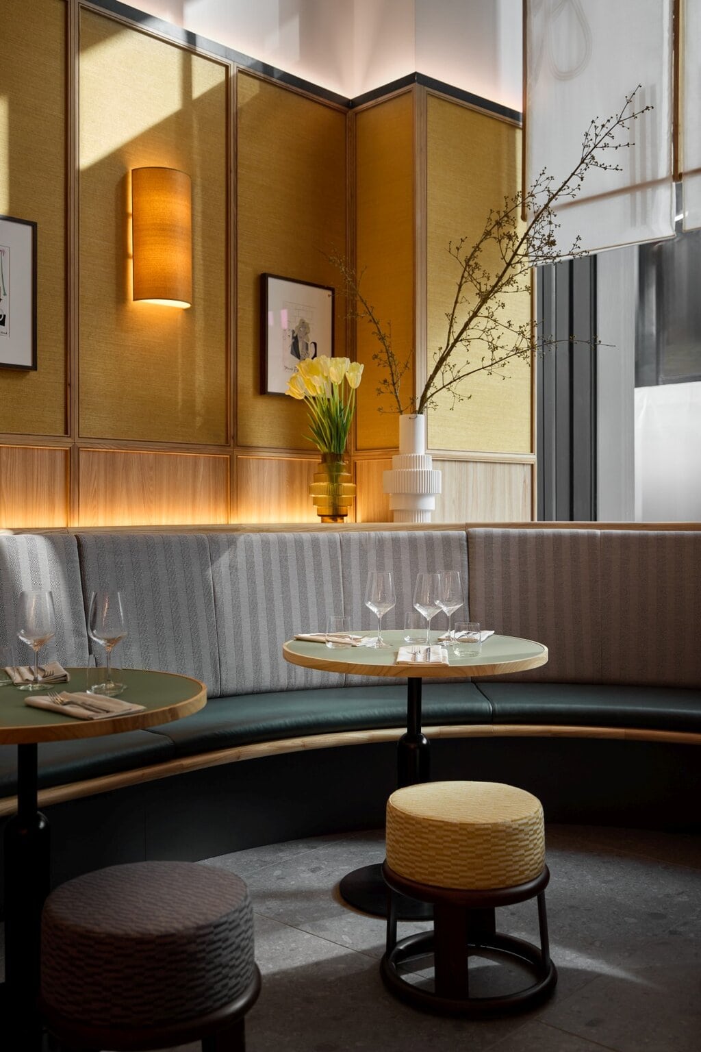 Anni Restaurant in het nieuwe hotel Kimpton Main Frankfurt in Hessen, Duitsland