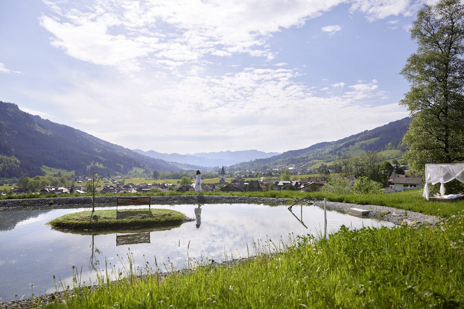 omgeving van het Hotel Prinz-Luitpold-Bad in Bad Hindelang, Beieren, Duitsland