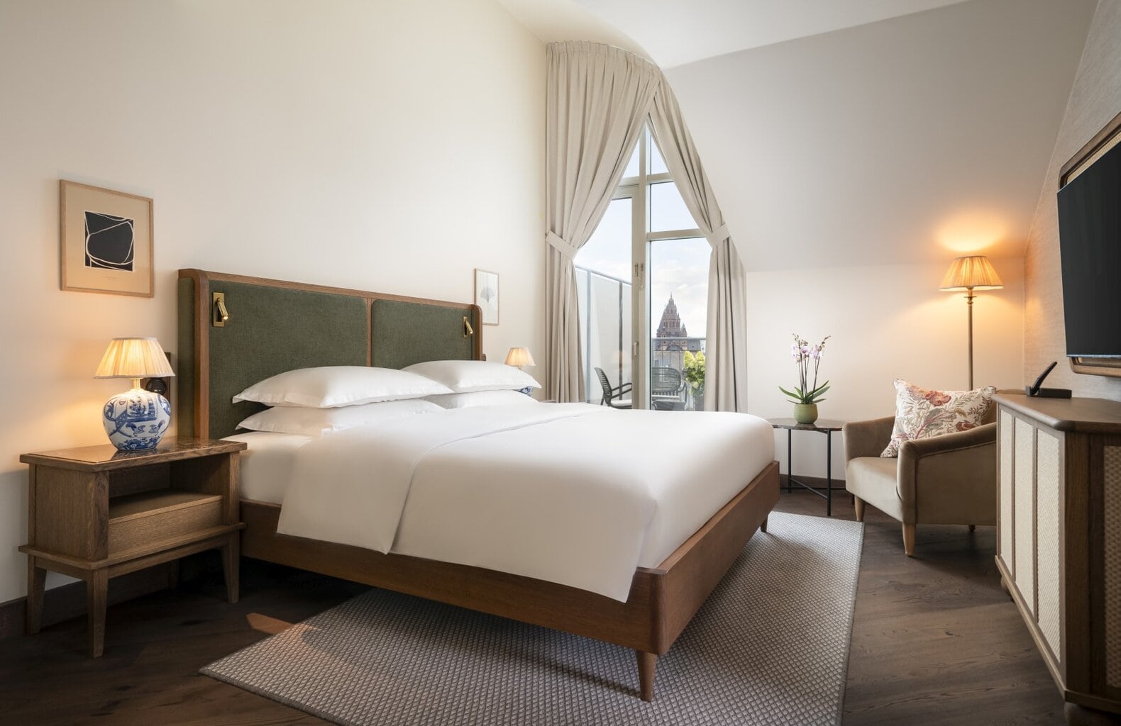 Kamer in het Brunfels Hotel in Mainz, Rijnland-Palts, Duitsland