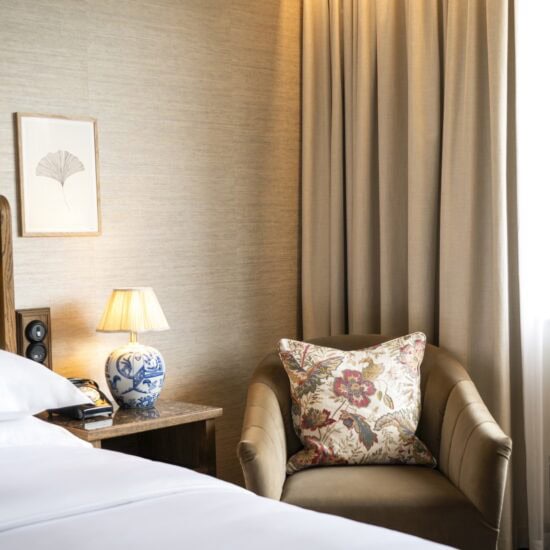Kamer in het Brunfels Hotel in Mainz, Rijnland-Palts, Duitsland