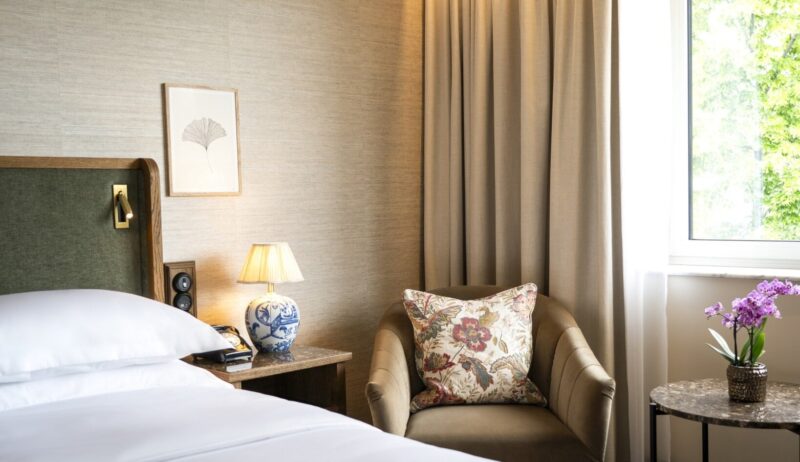 Kamer in het Brunfels Hotel in Mainz, Rijnland-Palts, Duitsland