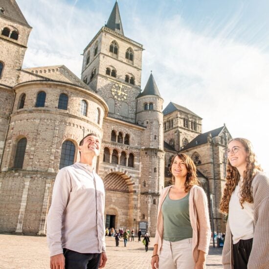 Bezienswaardigheden rond de kathedraal van Trier en het historische stadscentrum. Steden Rijnland-Palts, Duitsland