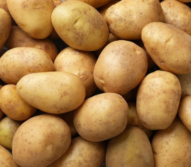 Veel ongekookte aardappelen, Duitsland.