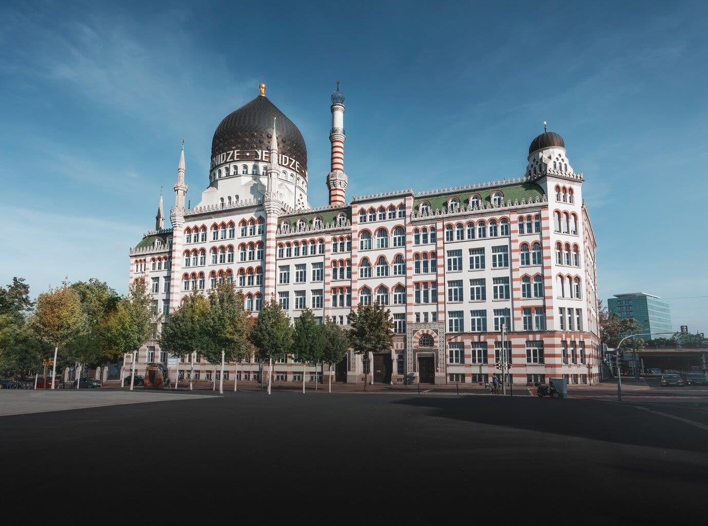 Yenidze in Dresden: Oriëntaalse architectuur in het hart van de stad – een van de meest bijzondere Dresden Highlights.