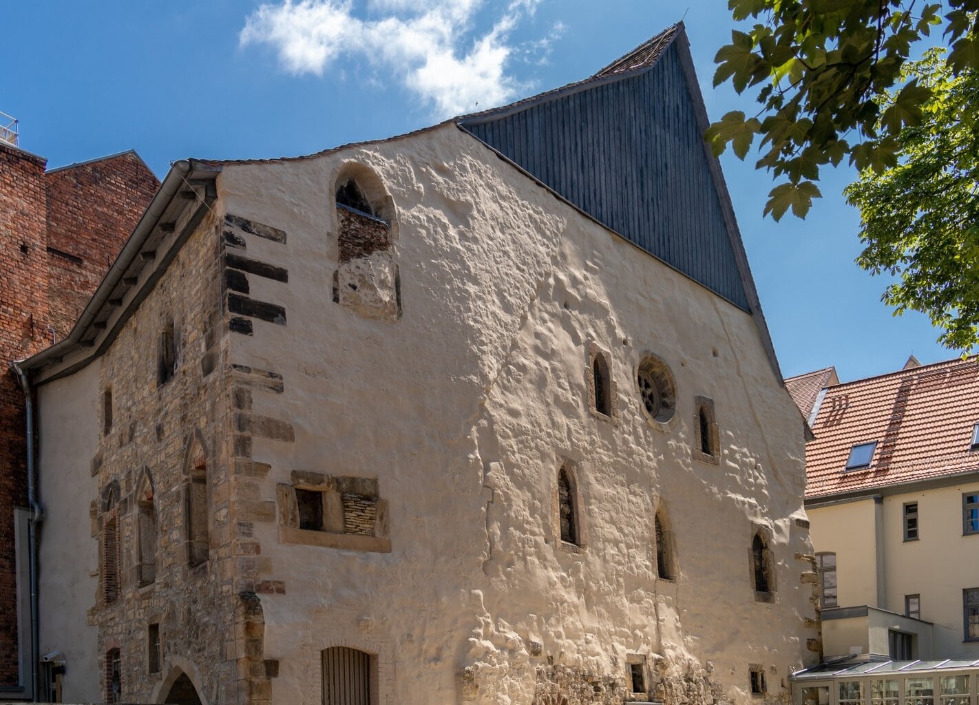 De oude synagoge in Erfurt – een uniek middeleeuws gebouw en stille getuige van het Joodse leven in Erfurt Middeleeuwen.
