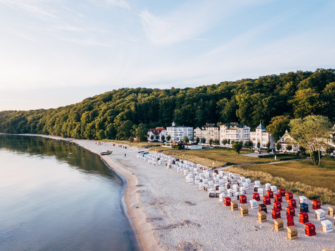 Fischerstrand aan de Oostzee in Binz, Mecklenburg-Voor-Pommeren, Duitsland