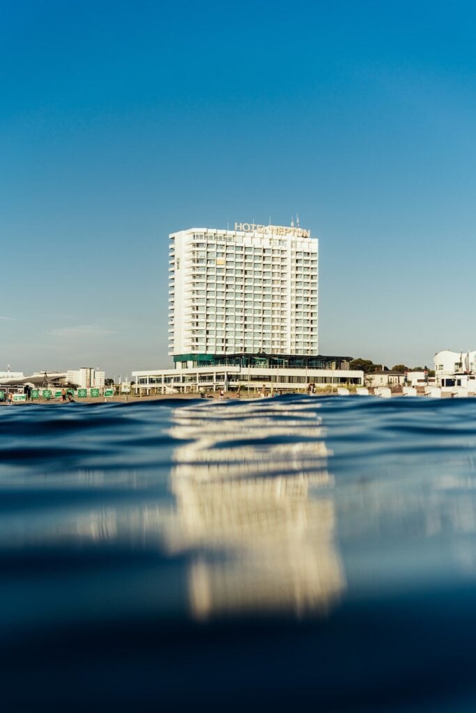 Gebouwen van het Hotel Neptun aan de Oostzee