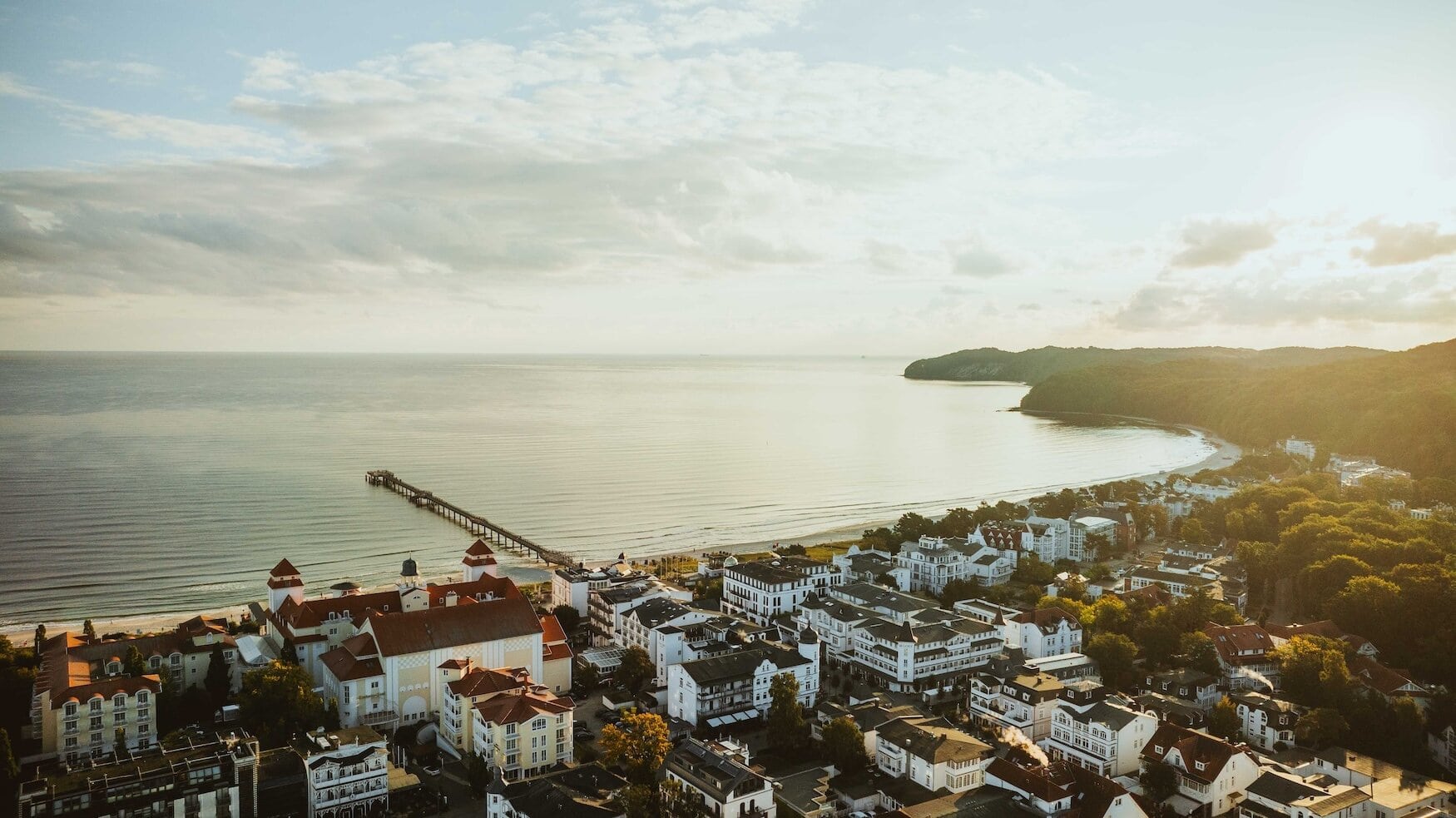 Omgeving van de Binzer Bucht op Rügen aan de Oostzee
