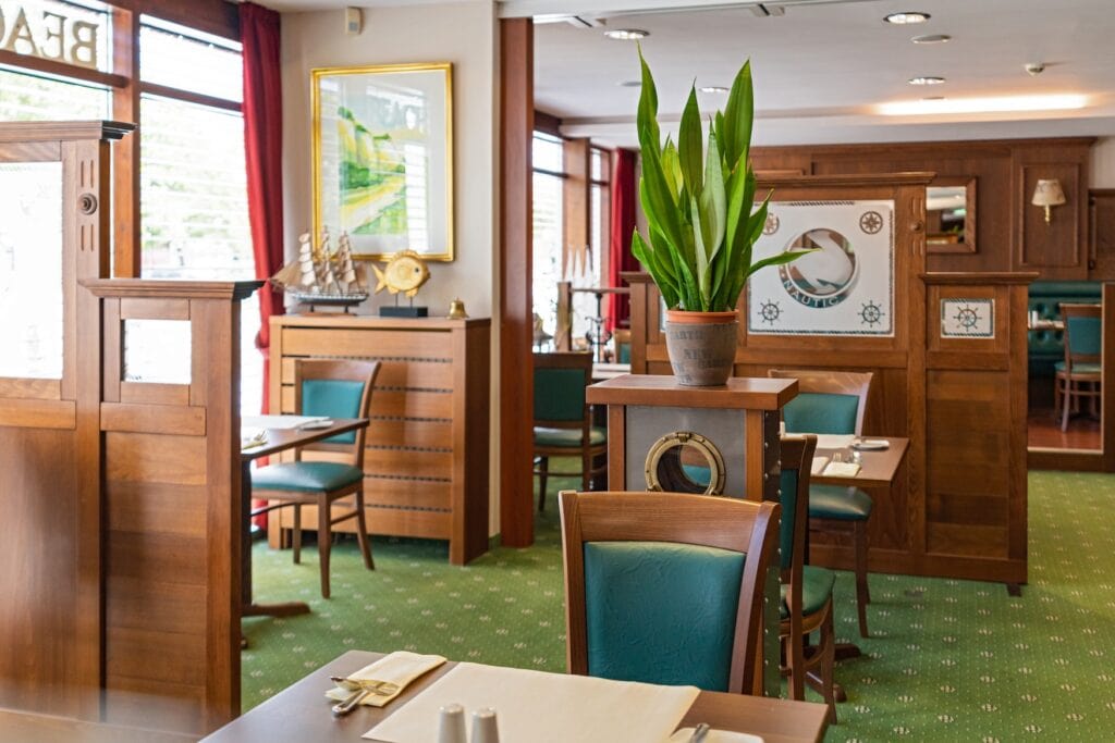 Restaurant Oberdeck in het Hotel Nautic in Usedom