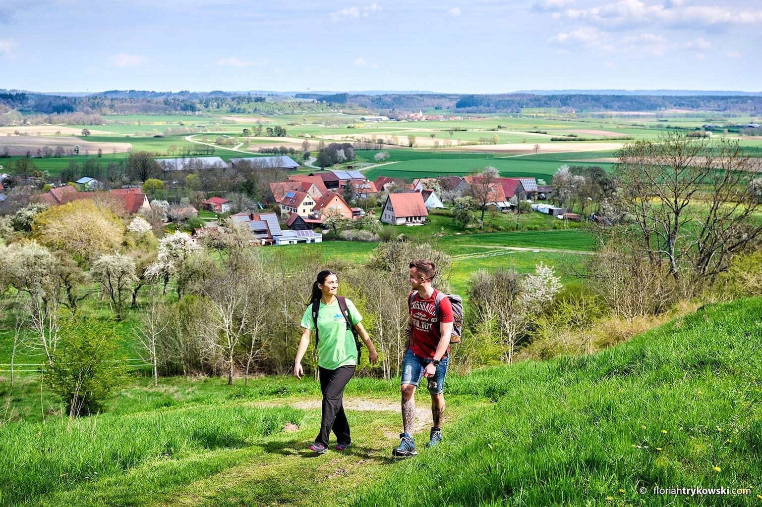 Wandelen op een plek die een echte geheimtip is in Franken: Feuchtwangen