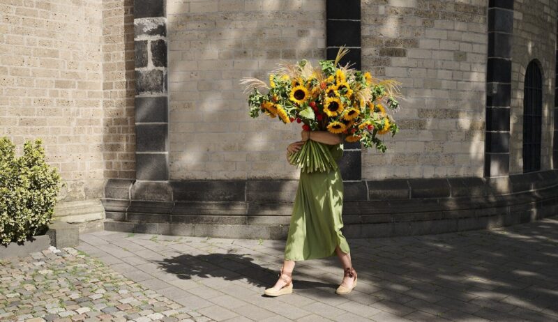 Zonnebloem van de Landesgartenschau